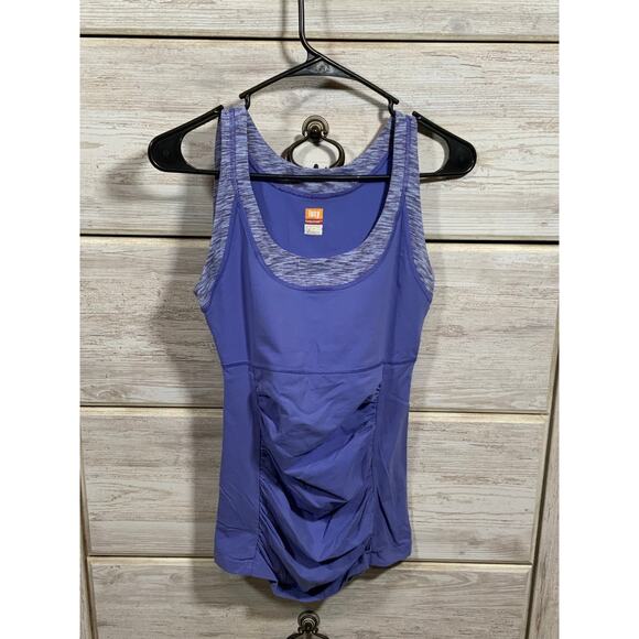 Lucy Purple Maternity Activewear Top - Size Small - Picture 1 of 3